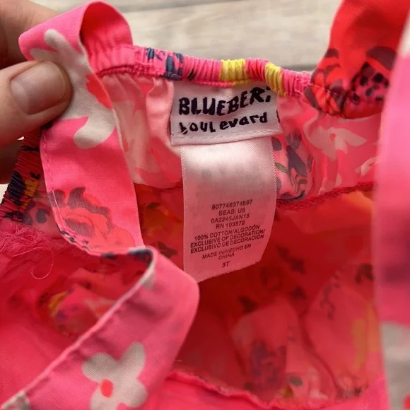 Blueberi Boulevard Girls Floral Dress Size 3T - Picture 4 of 4